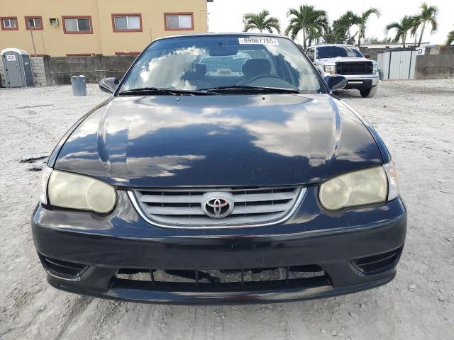 1NXBR12E61Z551455 - 2001 TOYOTA COROLLA CE BLACK photo 5