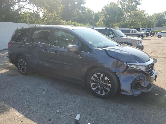 5FNRL6H79NB060709 - 2022 HONDA ODYSSEY EXL GRAY photo 4