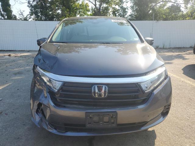 5FNRL6H79NB060709 - 2022 HONDA ODYSSEY EXL GRAY photo 5