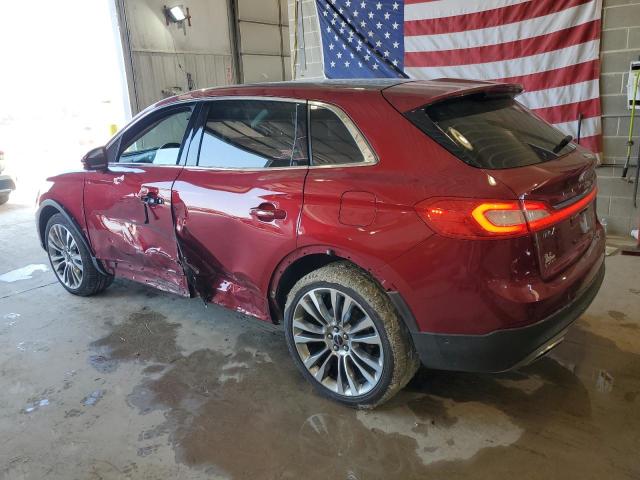 2LMPJ8LR4JBL45262 - 2018 LINCOLN MKX RESERVE Қызыл фото 2