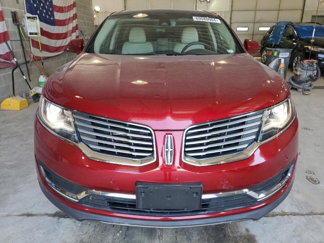 2LMPJ8LR4JBL45262 - 2018 LINCOLN MKX RESERVE Қызыл фото 5