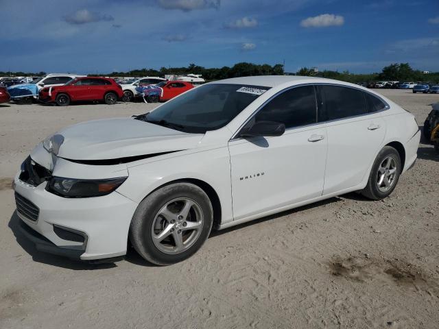 1G1ZB5ST4HF141855 - 2017 CHEVROLET MALIBU LS WHITE photo 1