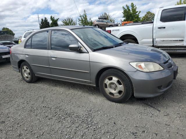 JHMES956X5S000308 - 2005 HONDA CIVIC HYBRID ნაცრისფერი ფოტო 4
