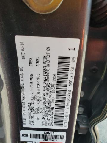 5TFAZ5CN7JX060896 - 2018 TOYOTA TACOMA DOUBLE CAB Szary zdjęcie 12