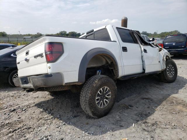 1FTFW1R60EFD09543 - 2014 FORD F150 SVT RAPTOR WHITE photo 3