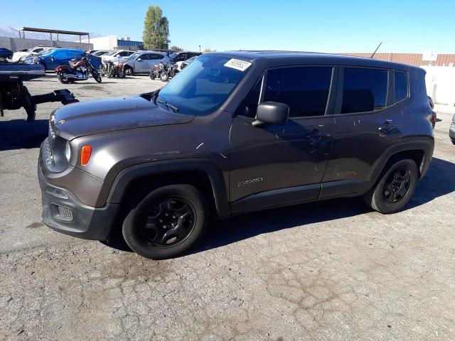 ZACCJAAB4HPF81721 - 2017 JEEP RENEGADE SPORT Մոխրագույն լուսանկար 1