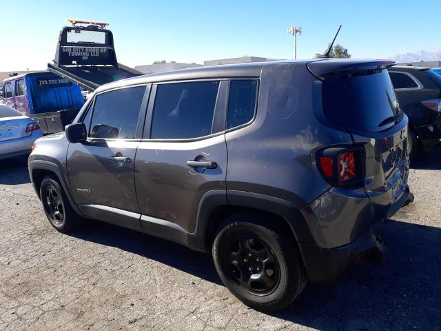 ZACCJAAB4HPF81721 - 2017 JEEP RENEGADE SPORT Մոխրագույն լուսանկար 2