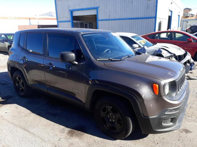 ZACCJAAB4HPF81721 - 2017 JEEP RENEGADE SPORT Մոխրագույն լուսանկար 4