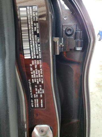 ZASFAKNN2J7C12339 - 2018 ALFA ROMEO STELVIO TI SPORT BROWN photo 13