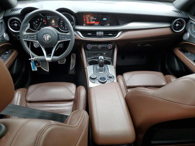 ZASFAKNN2J7C12339 - 2018 ALFA ROMEO STELVIO TI SPORT BROWN photo 8