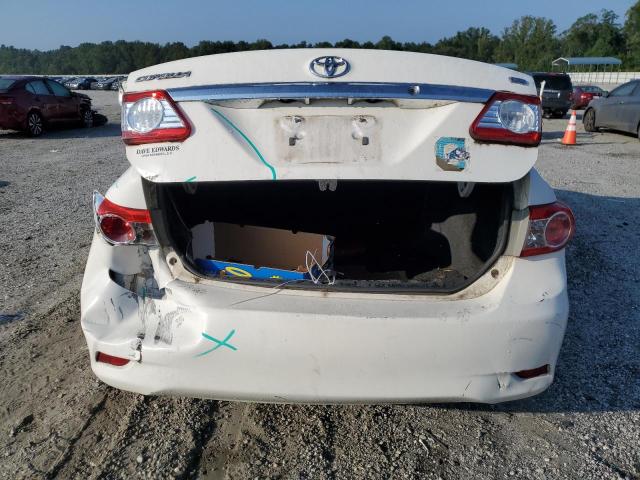 2T1BU4EE9CC805529 - 2012 TOYOTA COROLLA BASE أبيض صورة 6
