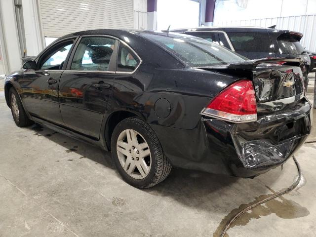 2G1WB5EKX1257551 - 2011 CHEVROLET IMPALA LT BLACK photo 2