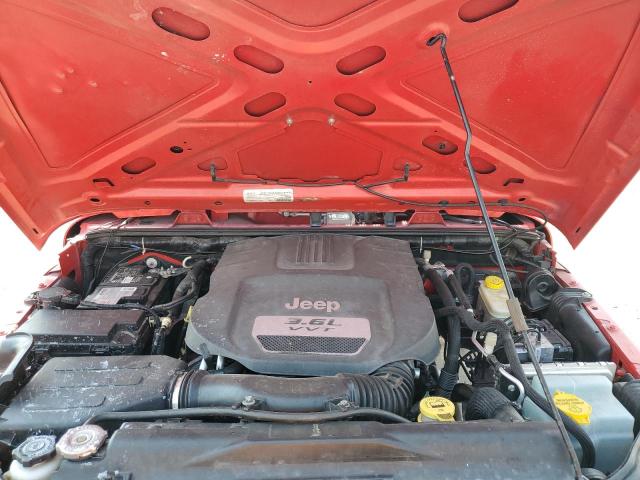 1C4HJWDG2GL104122 - 2016 JEEP WRANGLER UNLIMITED SPORT RED photo 12