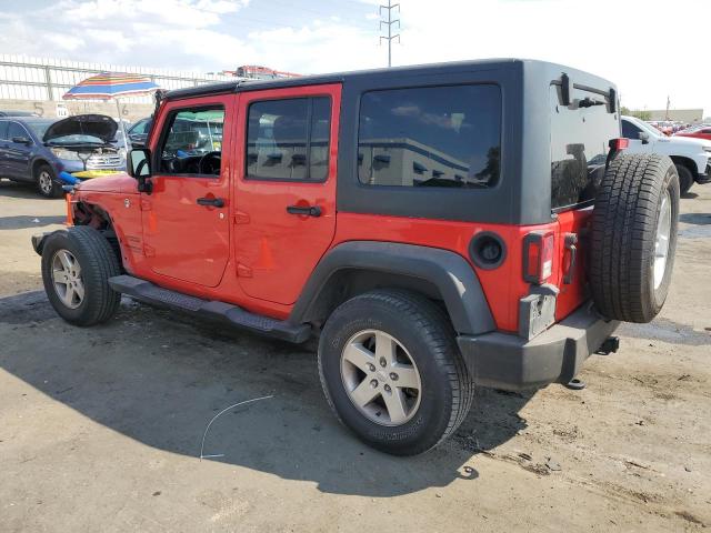 1C4HJWDG2GL104122 - 2016 JEEP WRANGLER UNLIMITED SPORT RED photo 2