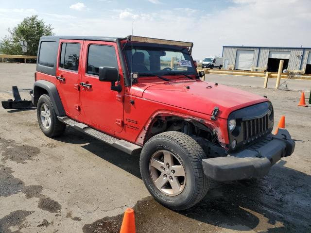 1C4HJWDG2GL104122 - 2016 JEEP WRANGLER UNLIMITED SPORT RED photo 4