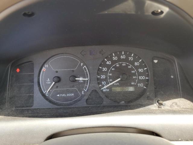 1NXBR12E7YZ376062 - 2000 TOYOTA COROLLA VE თაფლისფერი ფოტო 9
