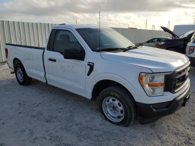 1FTMF1CB8MKE74579 - 2021 FORD F150 WHITE photo 4