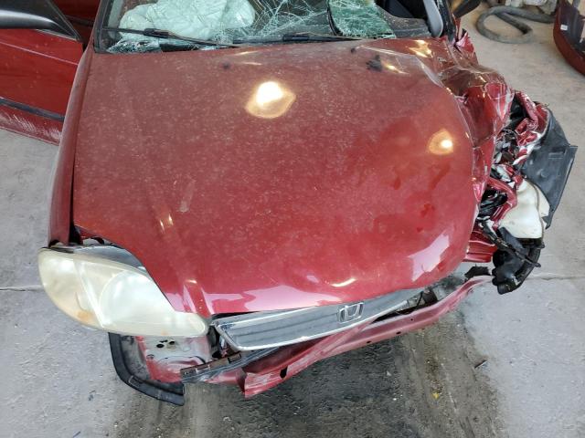 1HGEJ6670XL031740 - 1999 HONDA CIVIC LX RED photo 11