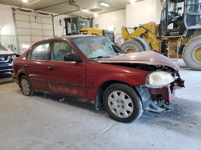 1HGEJ6670XL031740 - 1999 HONDA CIVIC LX RED photo 4