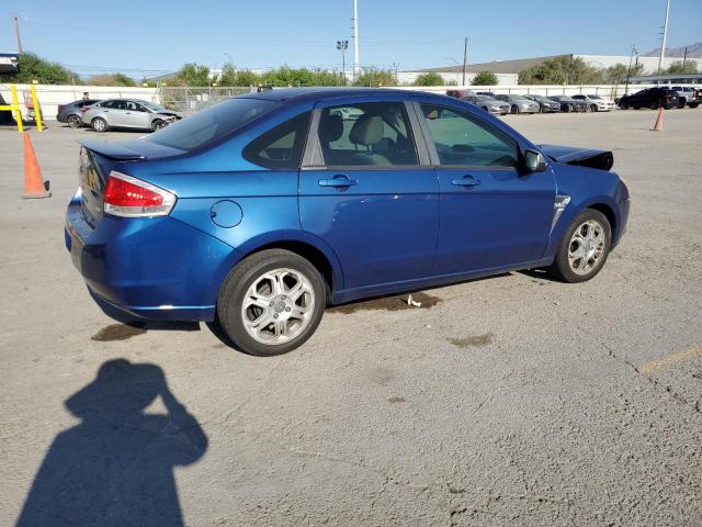 1FAHP35N08W216594 - 2008 FORD FOCUS SE BLUE photo 3