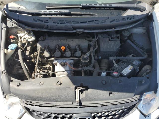 2HGFG12809H523124 - 2009 HONDA CIVIC EX WHITE photo 11