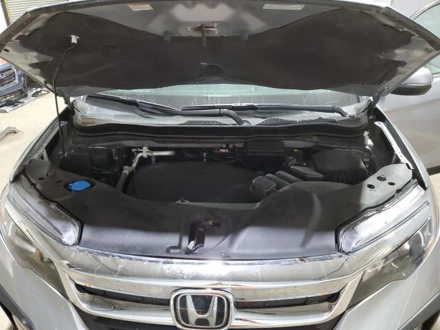 5FNYF6H58MB034425 - 2021 HONDA PILOT EXL SILVER photo 12