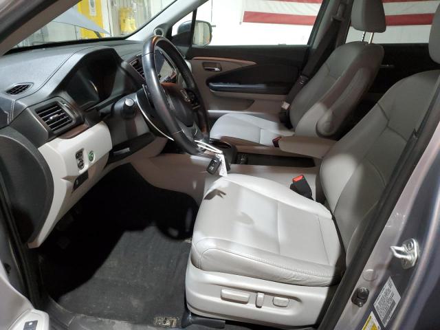 5FNYF6H58MB034425 - 2021 HONDA PILOT EXL SILVER photo 7