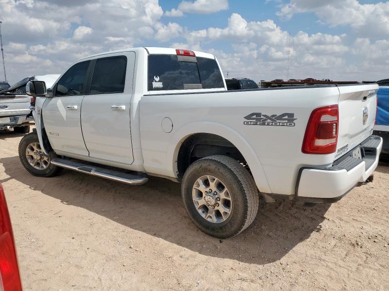 3C6UR5FL7NG438403 - 2022 RAM 2500 LARAMIE WHITE photo 2