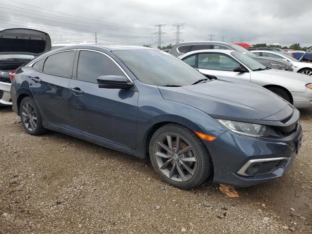 19XFC1F33ME010592 - 2021 HONDA CIVIC EX BLUE photo 4