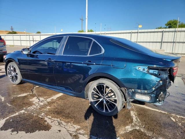 4T1B11HK6JU595363 - 2018 TOYOTA CAMRY L BLUE photo 2