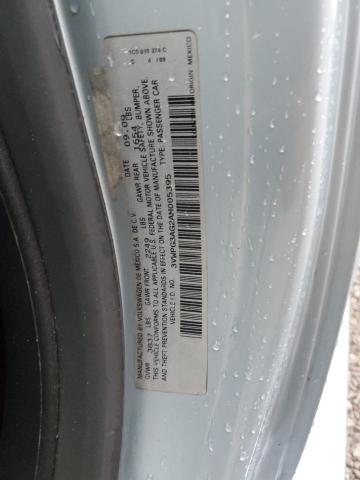 3VWPG3AG2AM005395 - 2010 VOLKSWAGEN NEW BEETLE BLUE photo 12