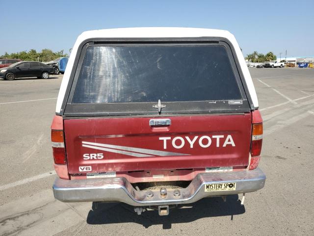 JT4VN13G7M5056287 - 1991 TOYOTA PICKUP 1/2 TON EXTRA LONG WHEELBASE SR5 RED photo 6