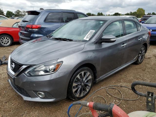 3N1AB7AP1HY244795 - 2017 NISSAN SENTRA S GRAY photo 1