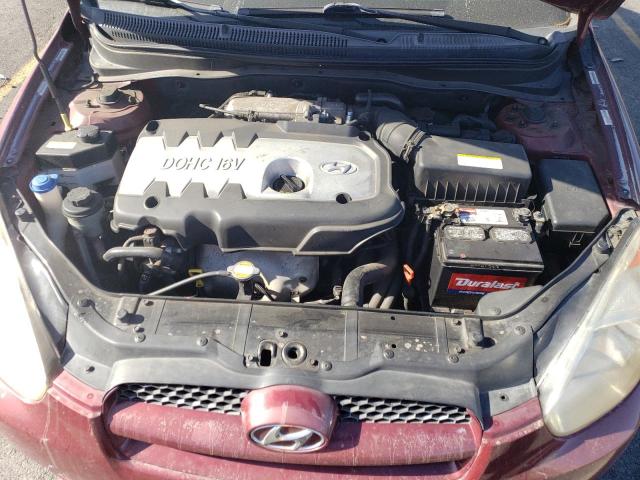 KMHCM36C97U017107 - 2007 HYUNDAI ACCENT GS BROWN photo 11