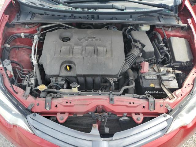 2T1BURHE2GC714116 - 2016 TOYOTA COROLLA L RED photo 11