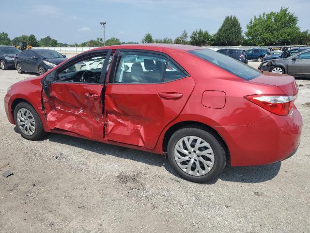 2T1BURHE2GC714116 - 2016 TOYOTA COROLLA L RED photo 2