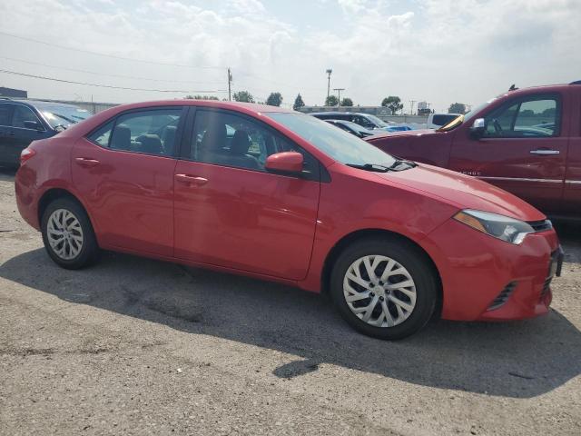 2T1BURHE2GC714116 - 2016 TOYOTA COROLLA L RED photo 4
