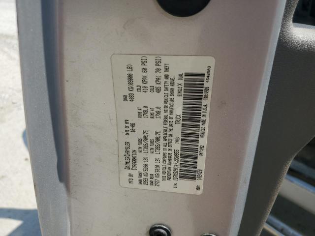 1D7KS28C47J550955 - 2007 DODGE RAM 2500 ST Silber Foto 12