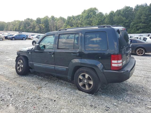 1J8GN28K88W190729 - 2008 JEEP LIBERTY SPORT BLACK photo 2