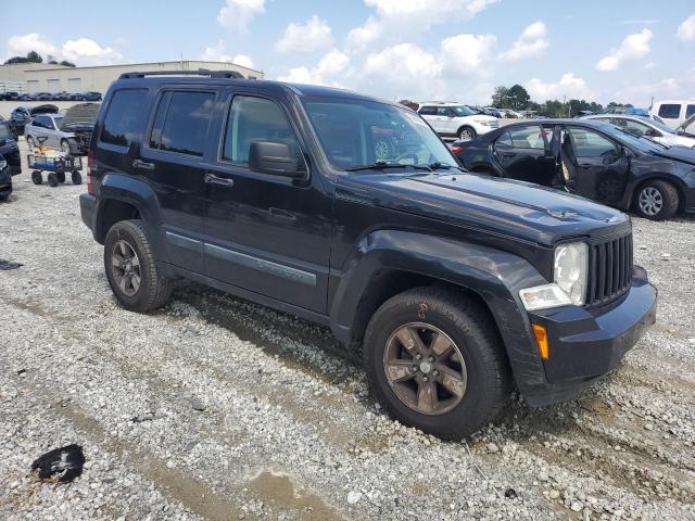1J8GN28K88W190729 - 2008 JEEP LIBERTY SPORT BLACK photo 4