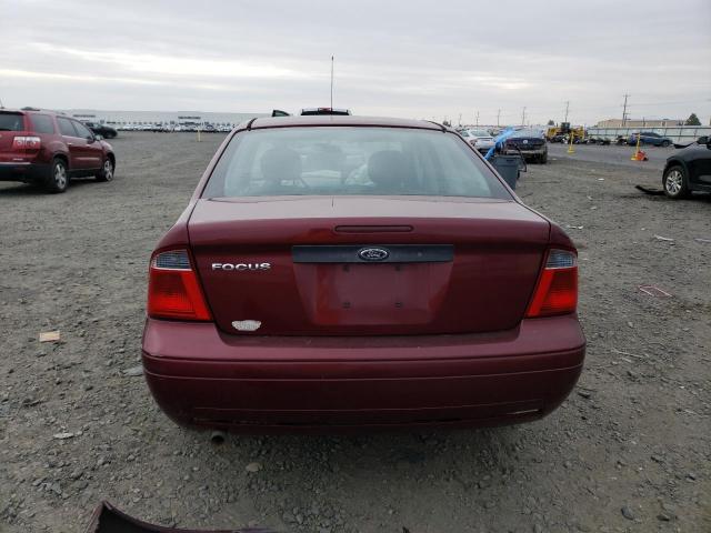 1FAFP34N47W355263 - 2007 FORD FOCUS ZX4 BURGUNDY photo 6