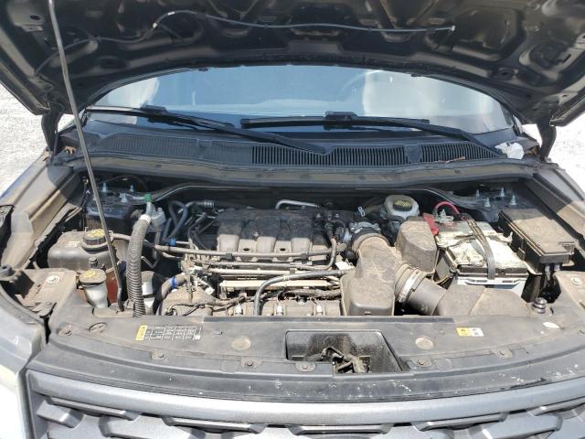 1FM5K7D83KGB40123 - 2019 FORD EXPLORER XLT Սև լուսանկար 11