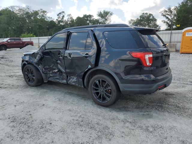 1FM5K7D83KGB40123 - 2019 FORD EXPLORER XLT Սև լուսանկար 2