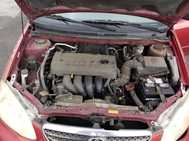 1NXBR32E76Z736858 - 2006 TOYOTA COROLLA CE RED photo 11