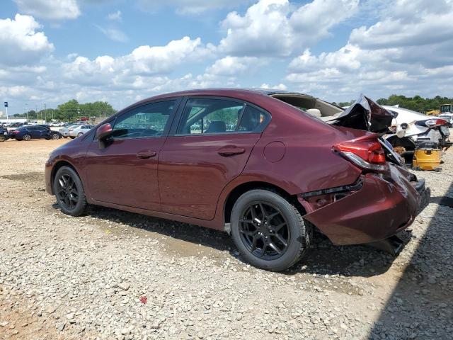 19XFB2F55DE071727 - 2013 HONDA CIVIC LX BURGUNDY photo 2