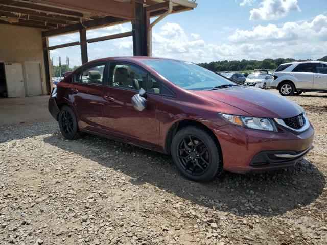 19XFB2F55DE071727 - 2013 HONDA CIVIC LX BURGUNDY photo 4