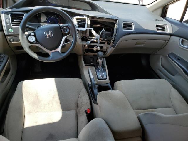 19XFB2F55DE071727 - 2013 HONDA CIVIC LX BURGUNDY photo 8