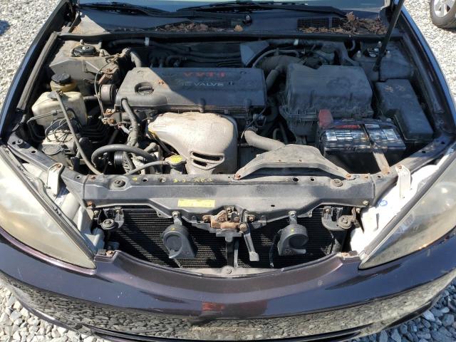 4T1BE32K32U592768 - 2002 TOYOTA CAMRY LE BURGUNDY photo 11