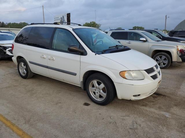 1D8GP45R17B147663 - 2007 DODGE CARAVAN SXT WHITE photo 4