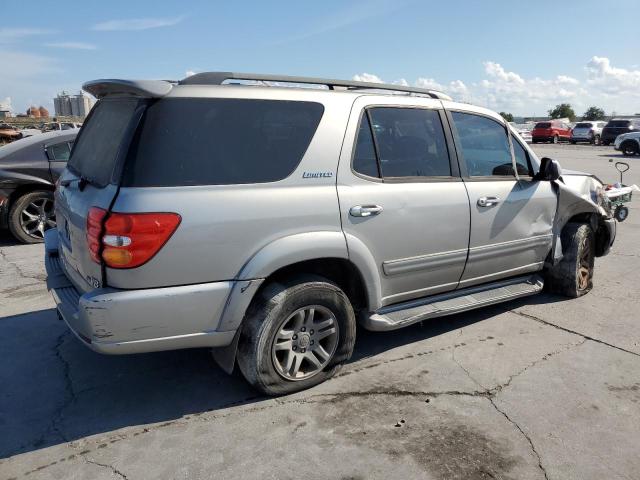 5TDZT38A93S175376 - 2003 TOYOTA SEQUOIA LIMITED SILVER photo 3